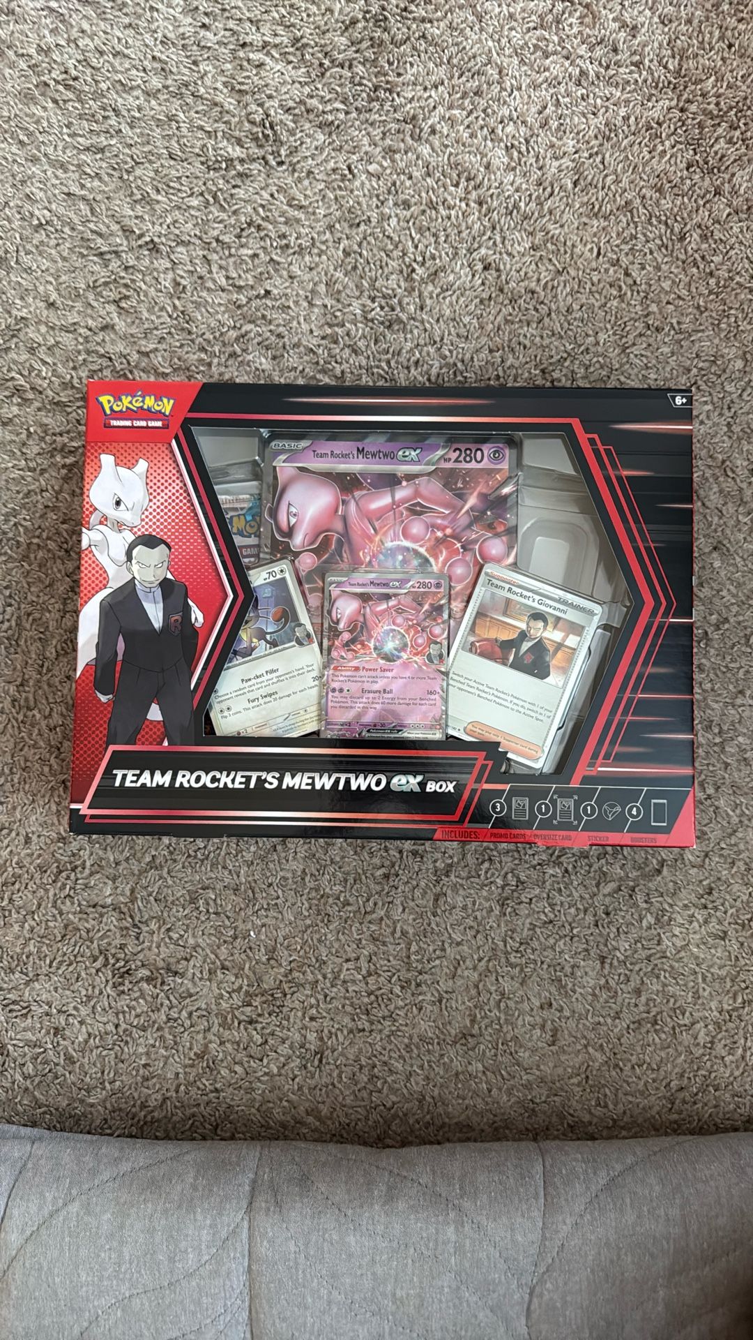 Team Rocket Mewtwo Ex Box