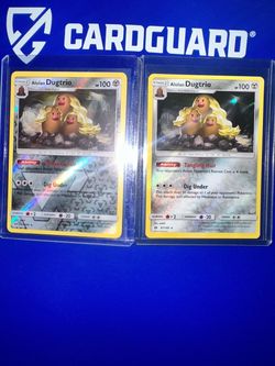 Alolan Dugtrio pokemon card