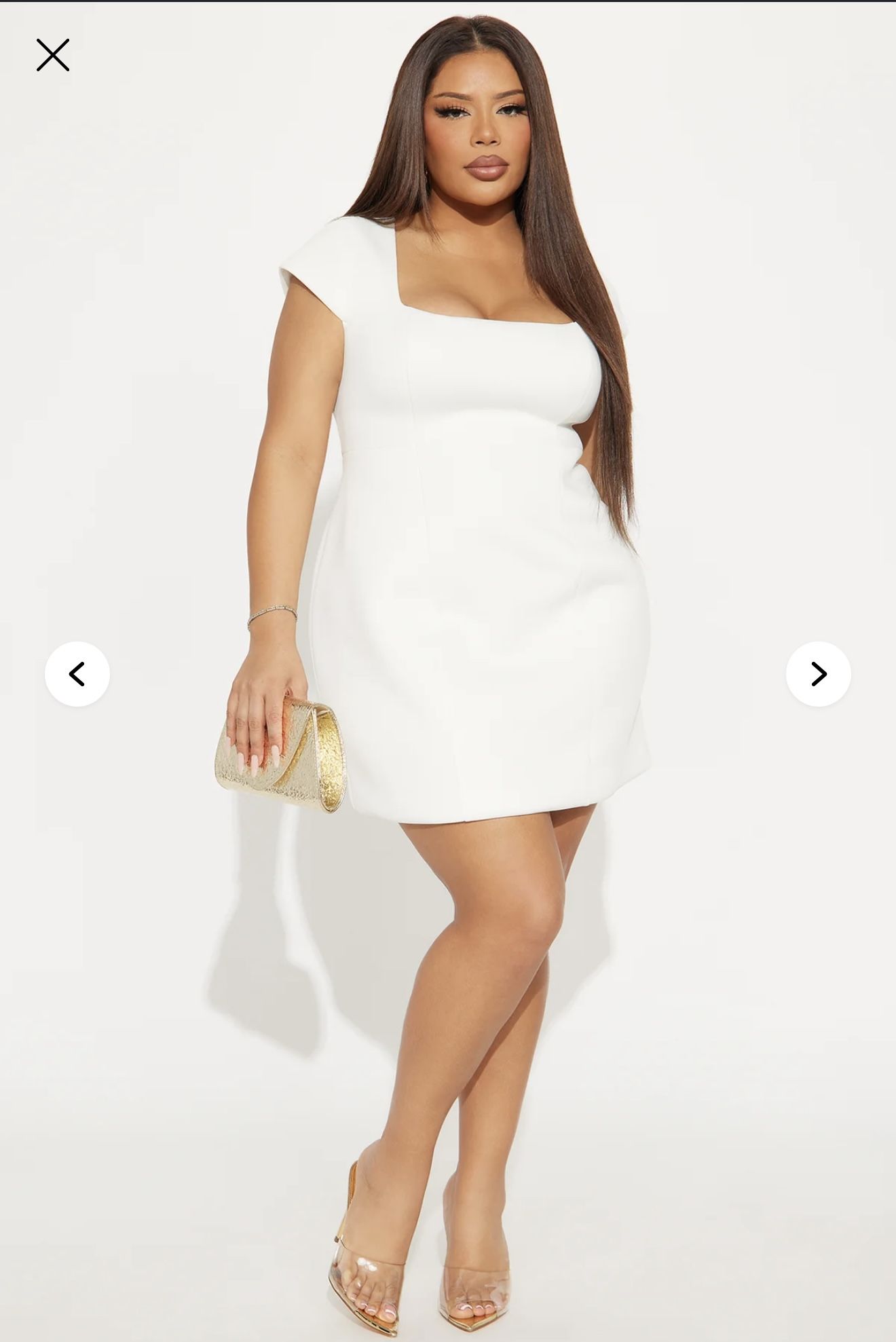 Brand New All White Dress With Tags