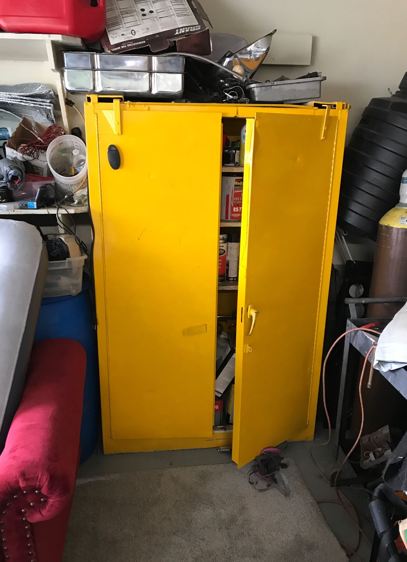 Fireproof Paint hazardous materials locker for Sale in San