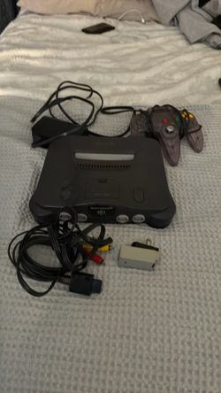 Nintendo 64 Bundle w/ 2 Controllers + F-Zero X – Tested Working