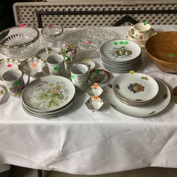 Various Vintage China, Porcelain And Crystal
