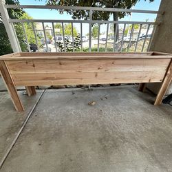 6ft Cedar Wood Planter Boxes