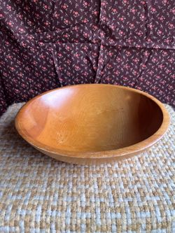 Vintage wood dough bowl