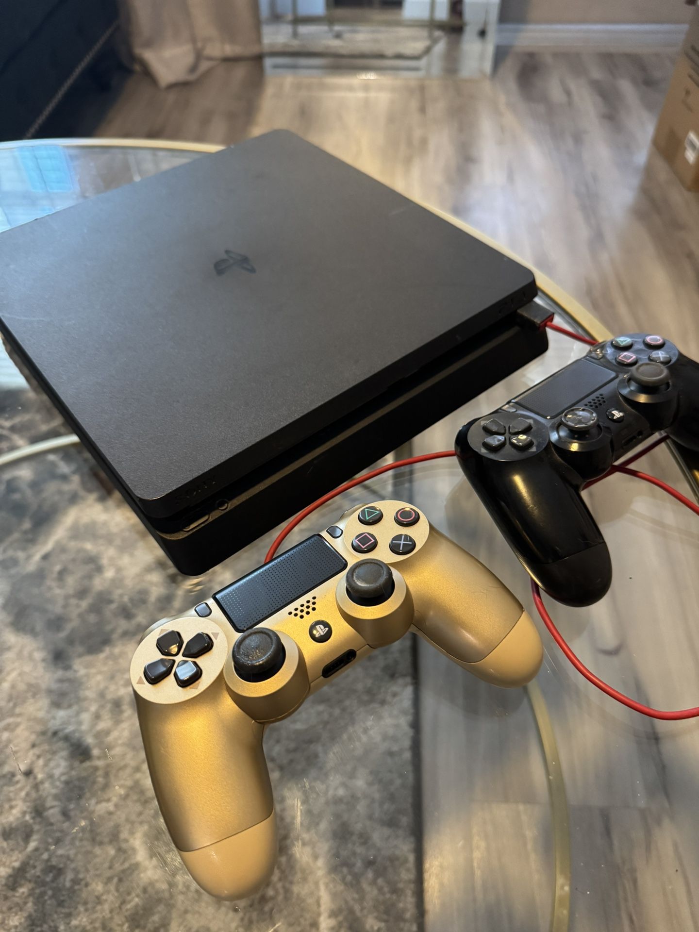 PS4 and 2 Controllers