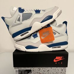  Air Jordan 4 Retro Military Blue 2024 - Size 9.5