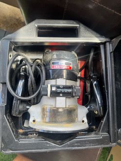 Vintage  Craftsman Electric Router with Case