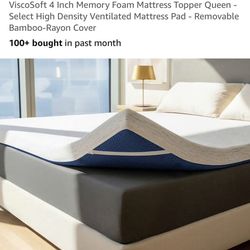 Queen memory Foam Mattress pad