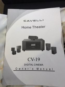 Cavelli home theater CV19