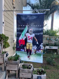 49ers flag size 5’x3’