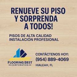 New Floors • Pisos Nuevos • Professional Install