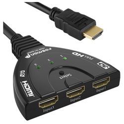New 4K HDMI Switch, 3 Port HDMI Switcher