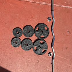 1 Inch Curve Bar With 10x2 5x2 2.5x2 