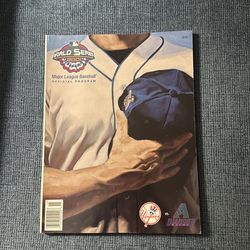 2001 World Series Program