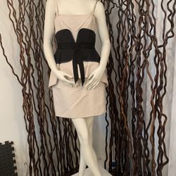 New BCBG Maxazria Black tie mini Dress