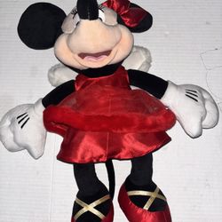 16” Minnie Mouse Red Christmas fairy Wings Plush