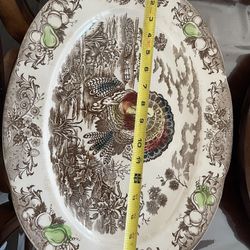 Vintage ironstone turkey platter made in Japan