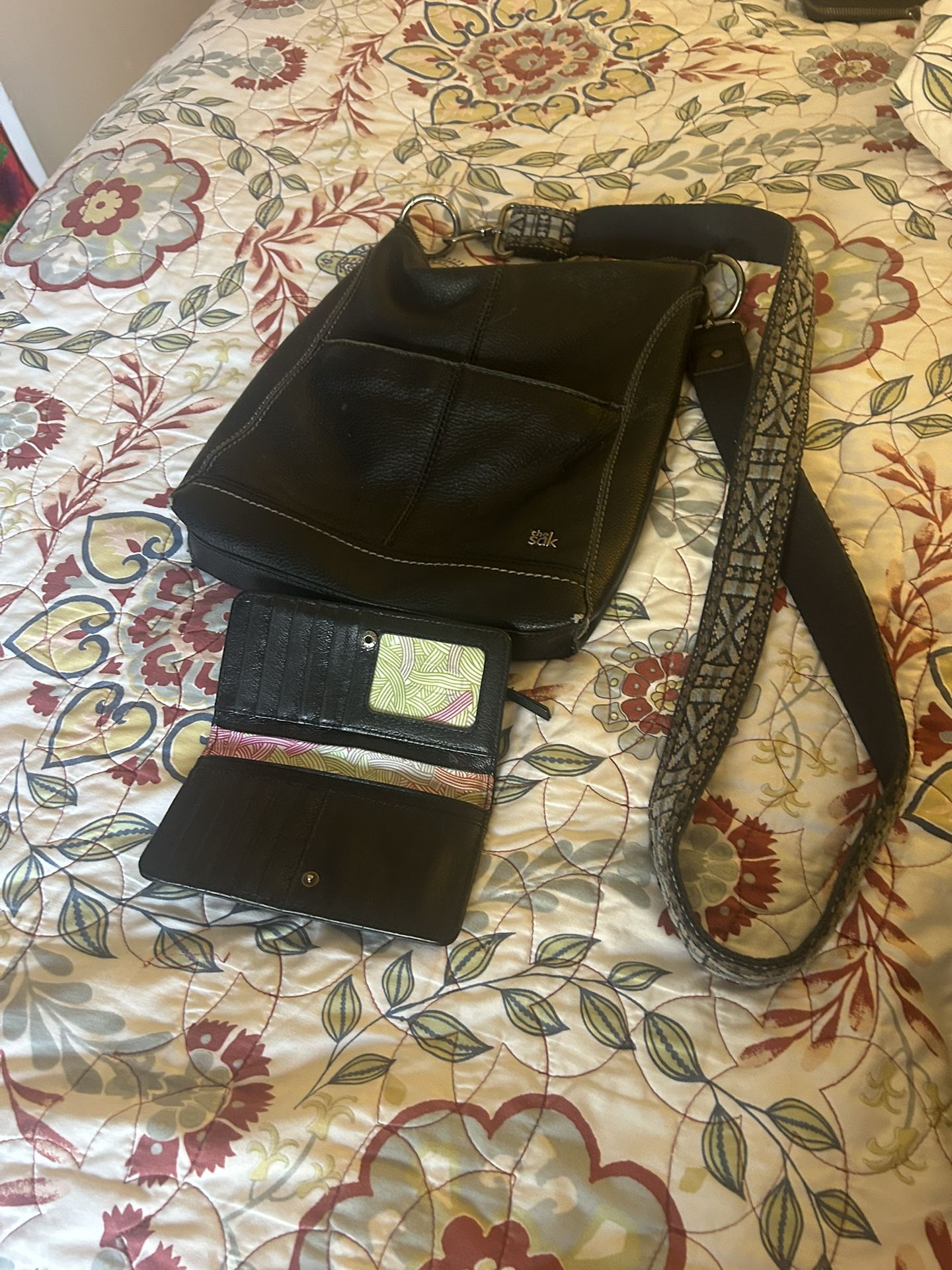 The Sak Small Hobo Crossbody With Matching Wallet
