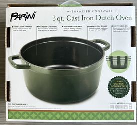 Parini Cast Iron Dutch Oven 3 Qt