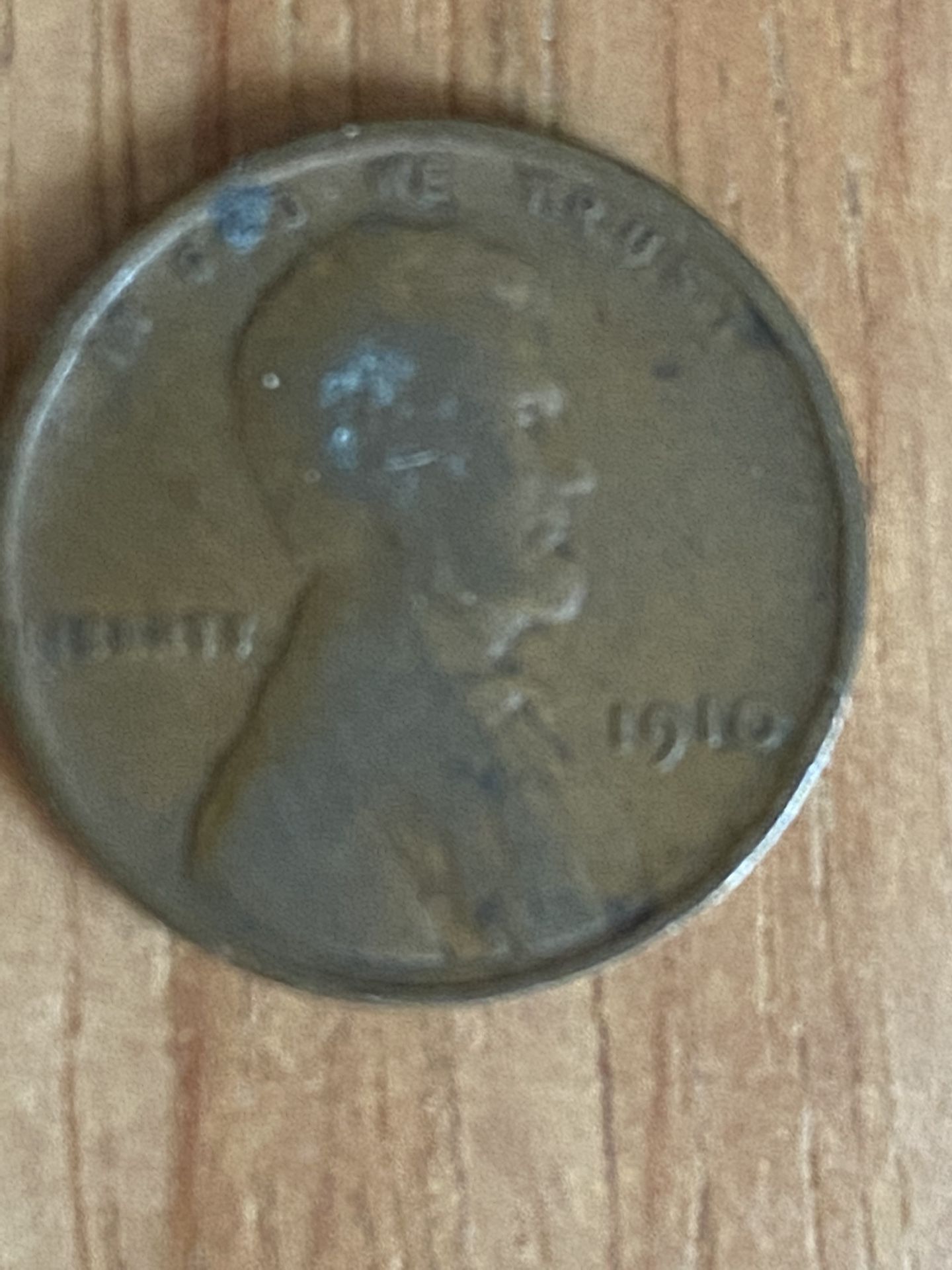 1910 PENNY ONE CENT WHEAT PENNY