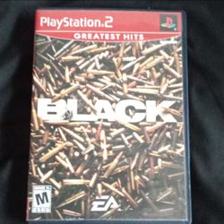 Black video game PlayStation 2