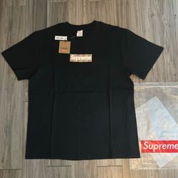 Black Supreme X Burberry T-Shirt