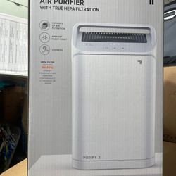 Sharper Image Purify 3 air purifier with HEPA filtration