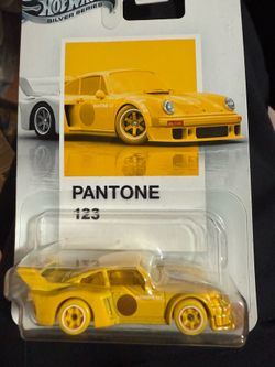 Hot Wheels Silver Series Pantone 123 Porsche 934/5 Yellow 1:64 T8