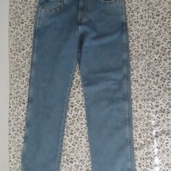 Levi's Western Fit Jeans - NWT Mens Size 32 x 34 Medium Wash - stretch straight