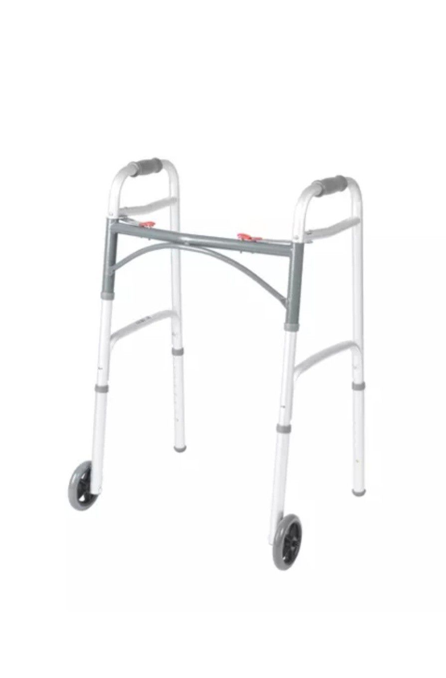 Drive Deluxe Folding Walker $25 / Drive Crutches $20/ Knee Rover Scooter $65