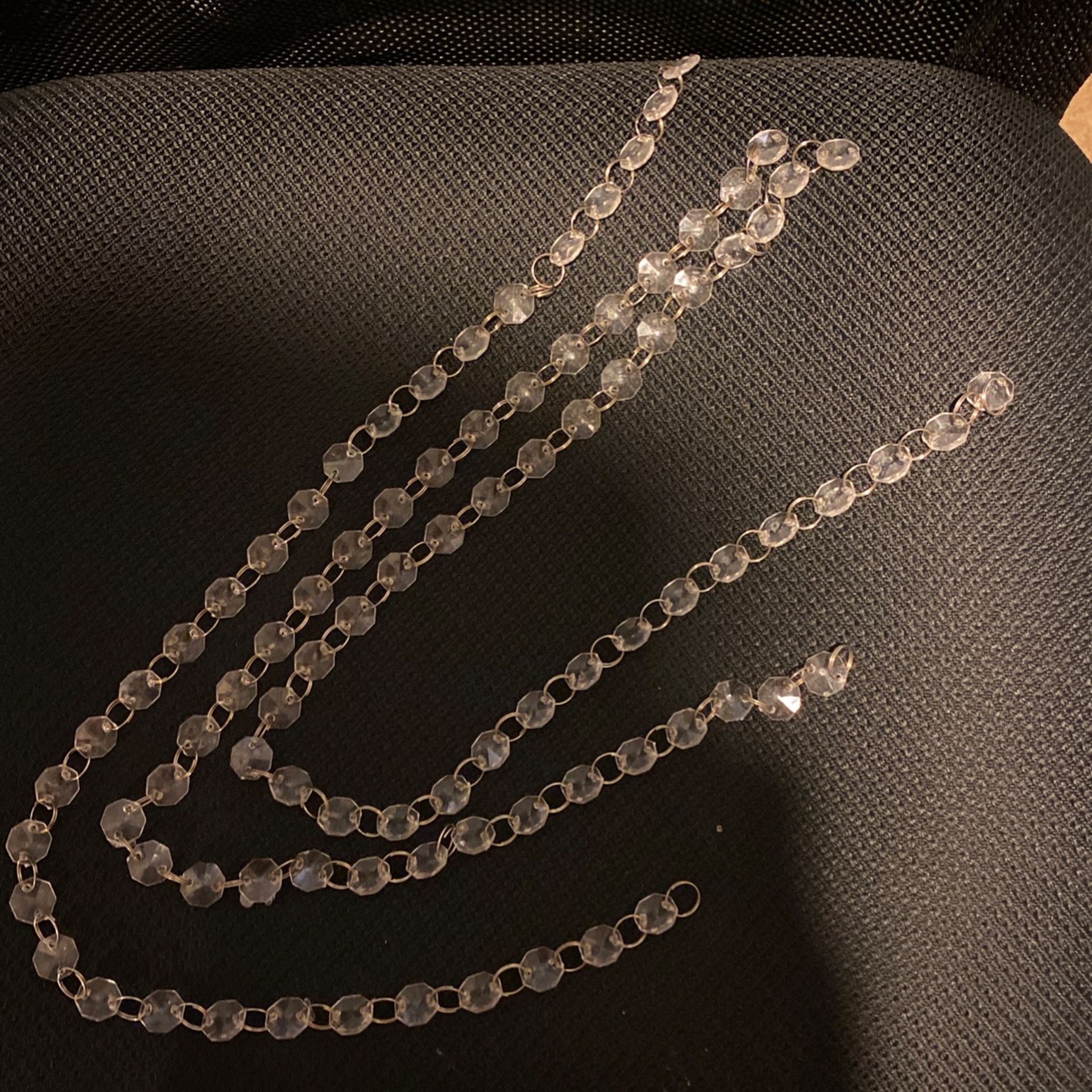 3 X 25” Crystal Chains For DIY Projects