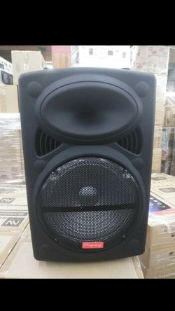 3000 watt 12" bluetooth speaker DJ karaoke style comes with microphone and stand