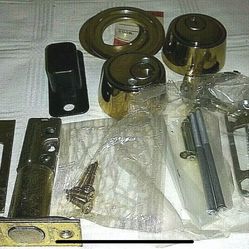 Brand New In Box Schlage Double cylinder Deadbolt Door Lock Door Knob