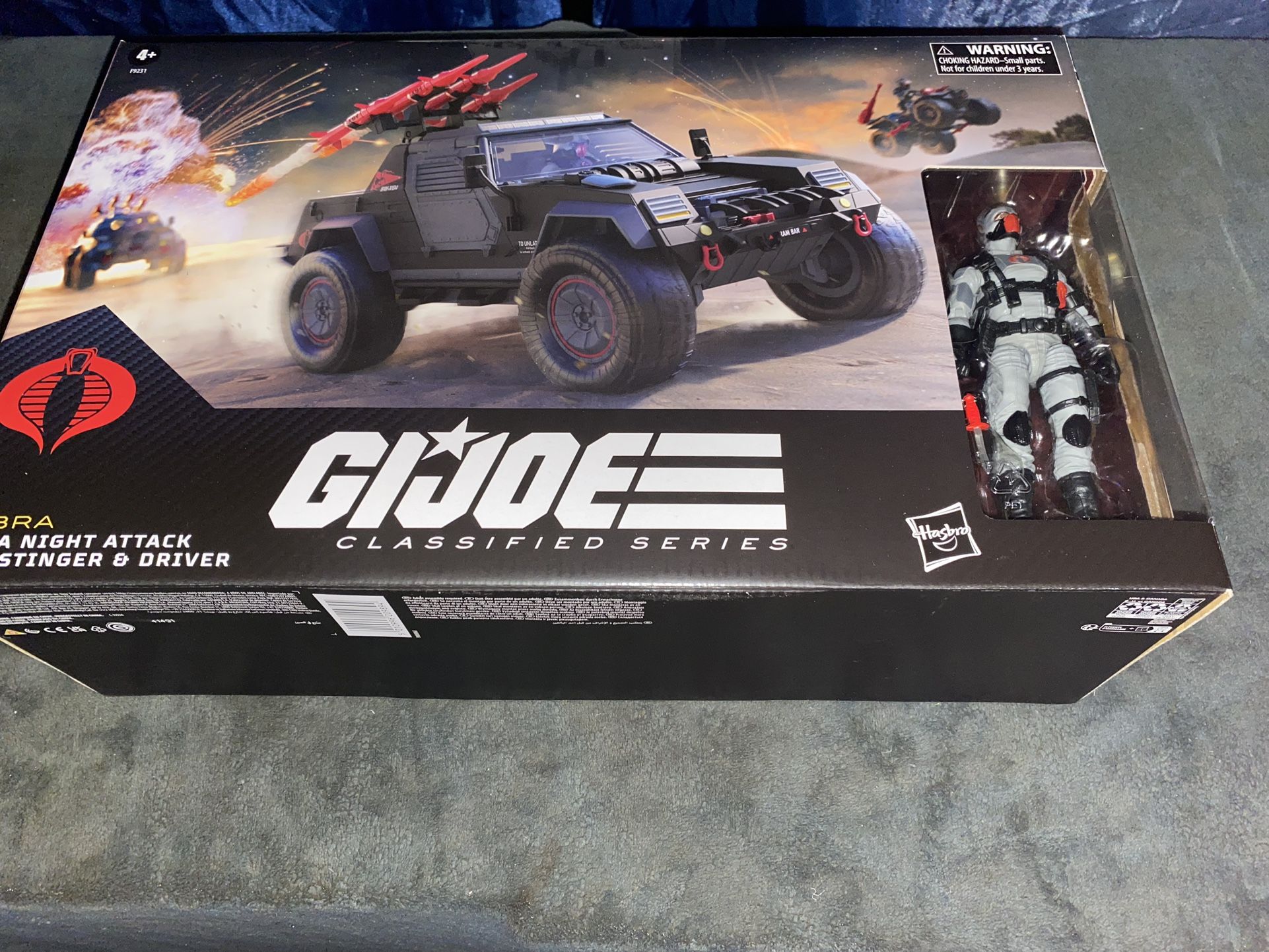 Gi Joe Classified: Stinger Jeep With Driver. New In Factory Sealed Box.