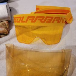 vintage Solarband ski sunglasses/visors