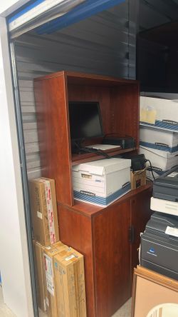 Cabinet -wood 6’- $100