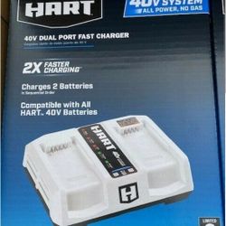 40v Dual Port Fast Charger