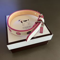Brand new rare COACH Dog Collar NWT