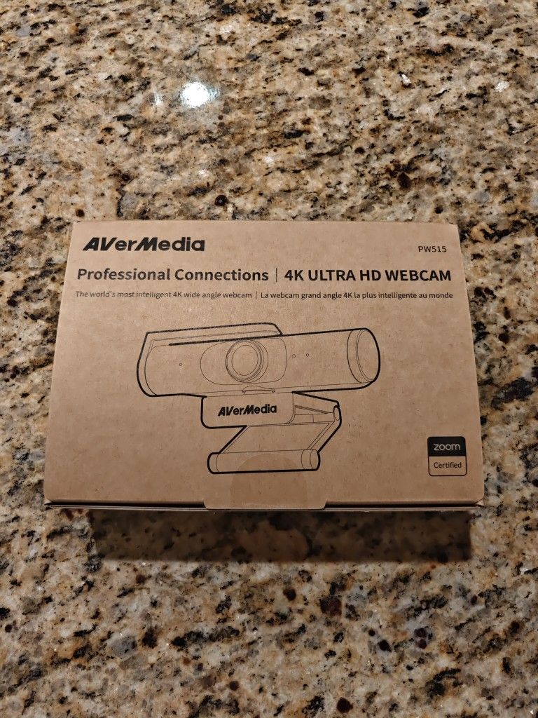 New AverMedia PW515 4K Ultra HD Webcam With Autofocus