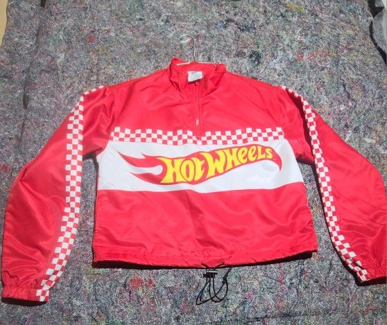 Hot Wheels Women's Red and Yellow Jacket
