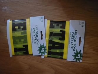 2 pack Tailgating Tape (caution style)