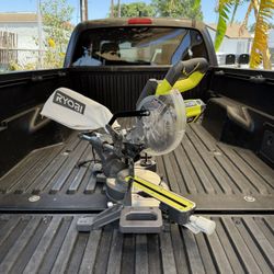 RYOBI 15 Amp 10 in. Corded Sliding Compound Miter Saw with LED Cutline Indicator