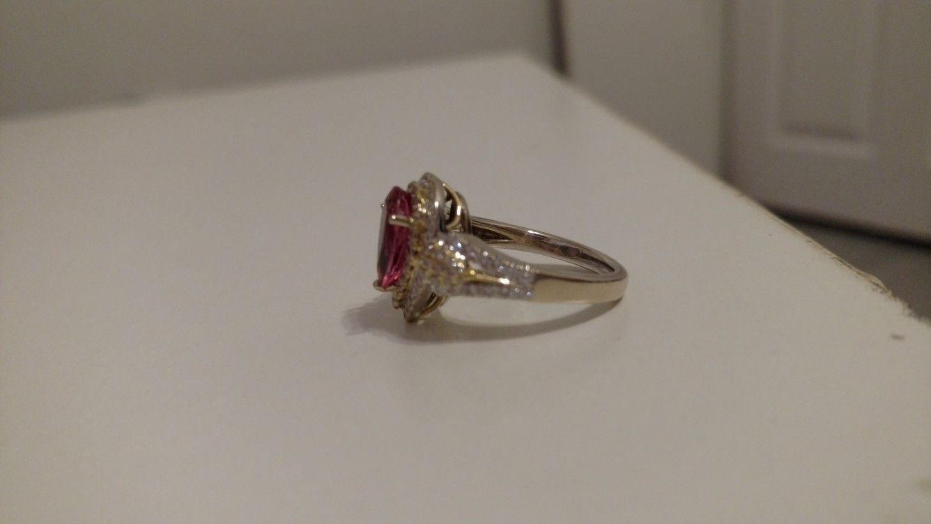 18kt Gold and white gold wedding Ring
