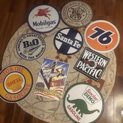 Ande Rooney Porcelain Reproduction Decorative Signs 