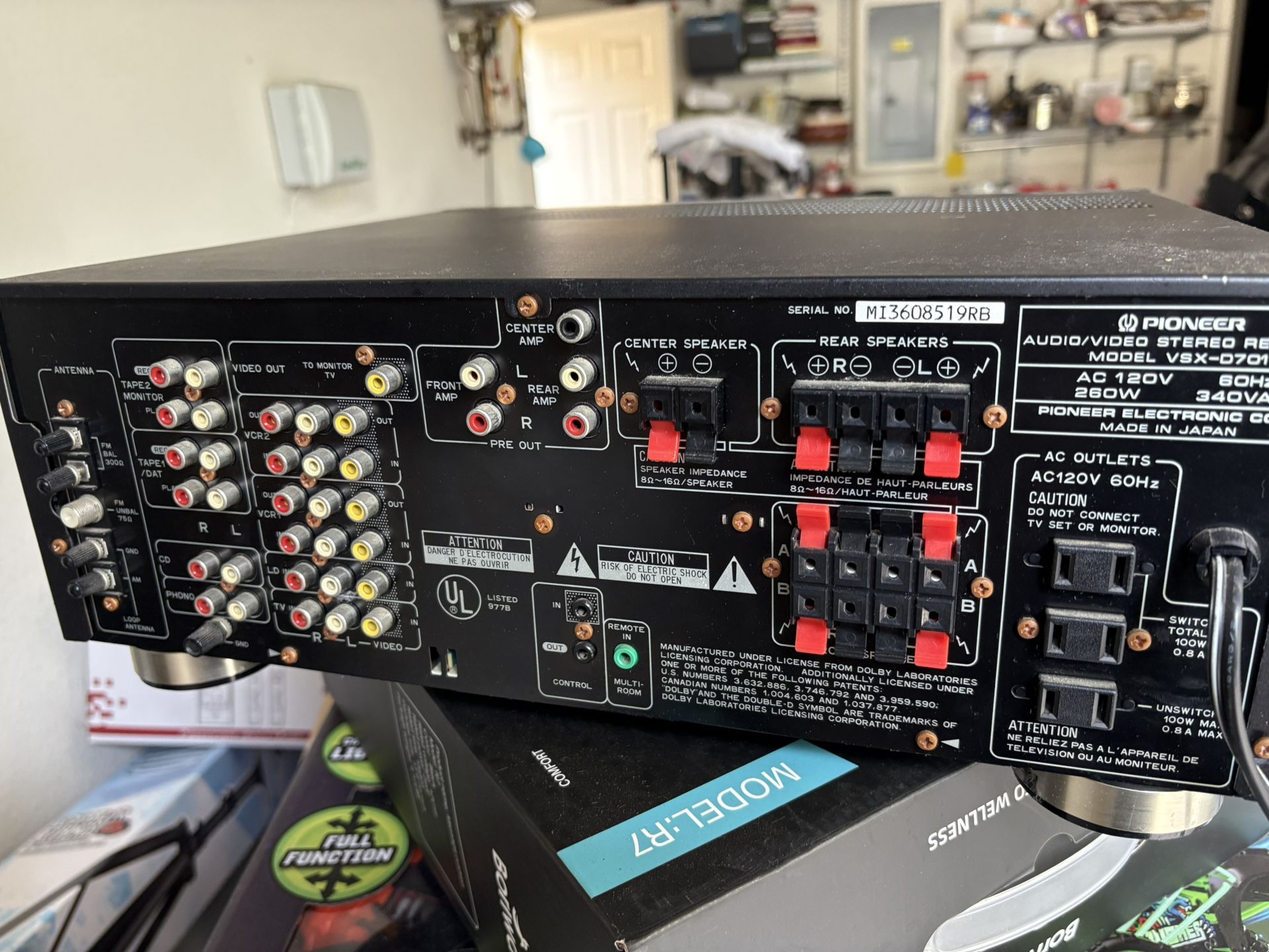 Pioneer receiver Amplifier