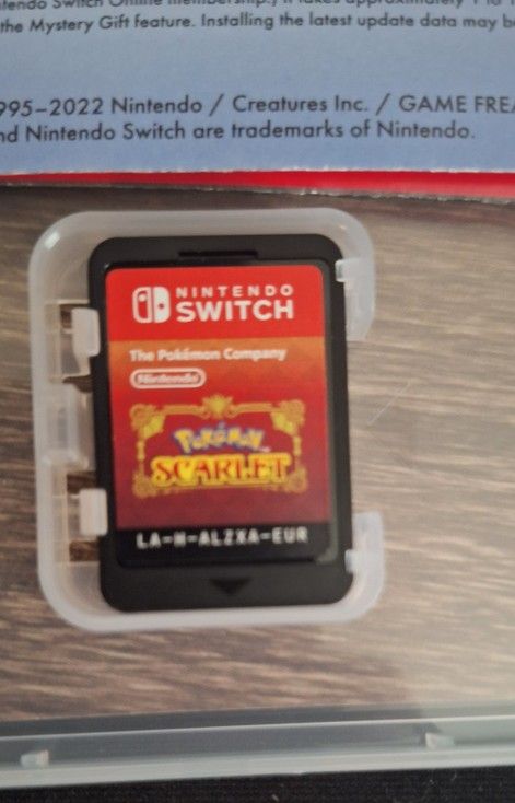Pokemon Scarlet Nintendo Switch