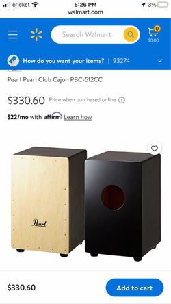 Pearl cajon drum 100 obo