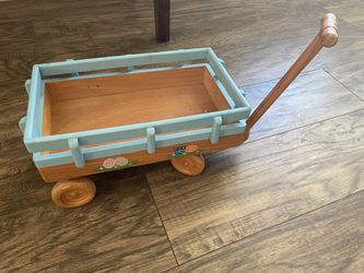 Adorable wooden mobile.