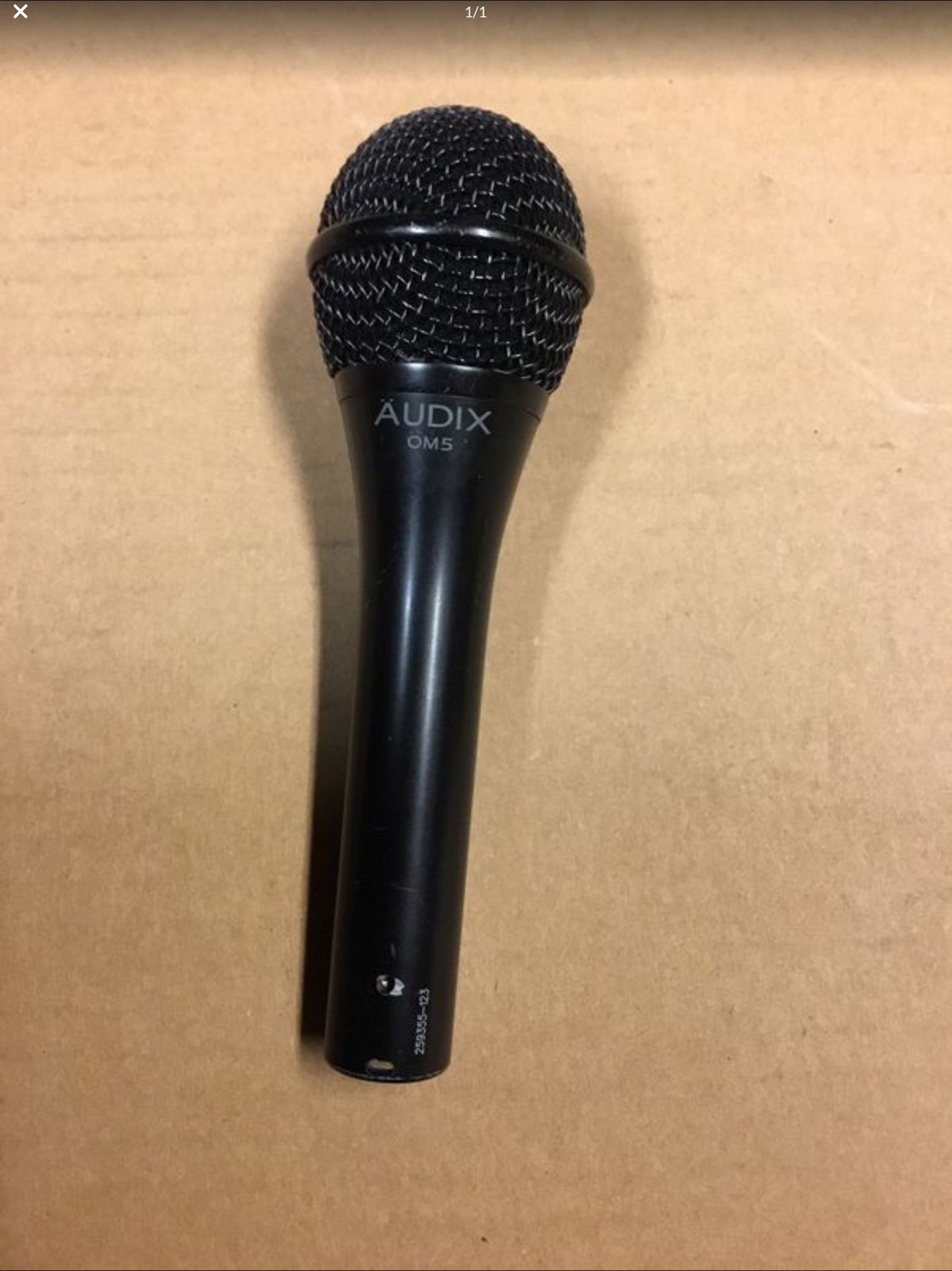 AUDIX OM5 Microphone. Working.