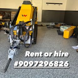 Concrete Machine Bobcat S70 Mini Skid Steer